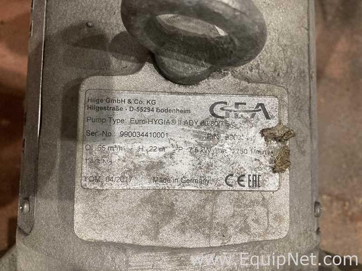 Used Interconnecting Stainless Steel Piping Board With Two Centrifugal Pumps