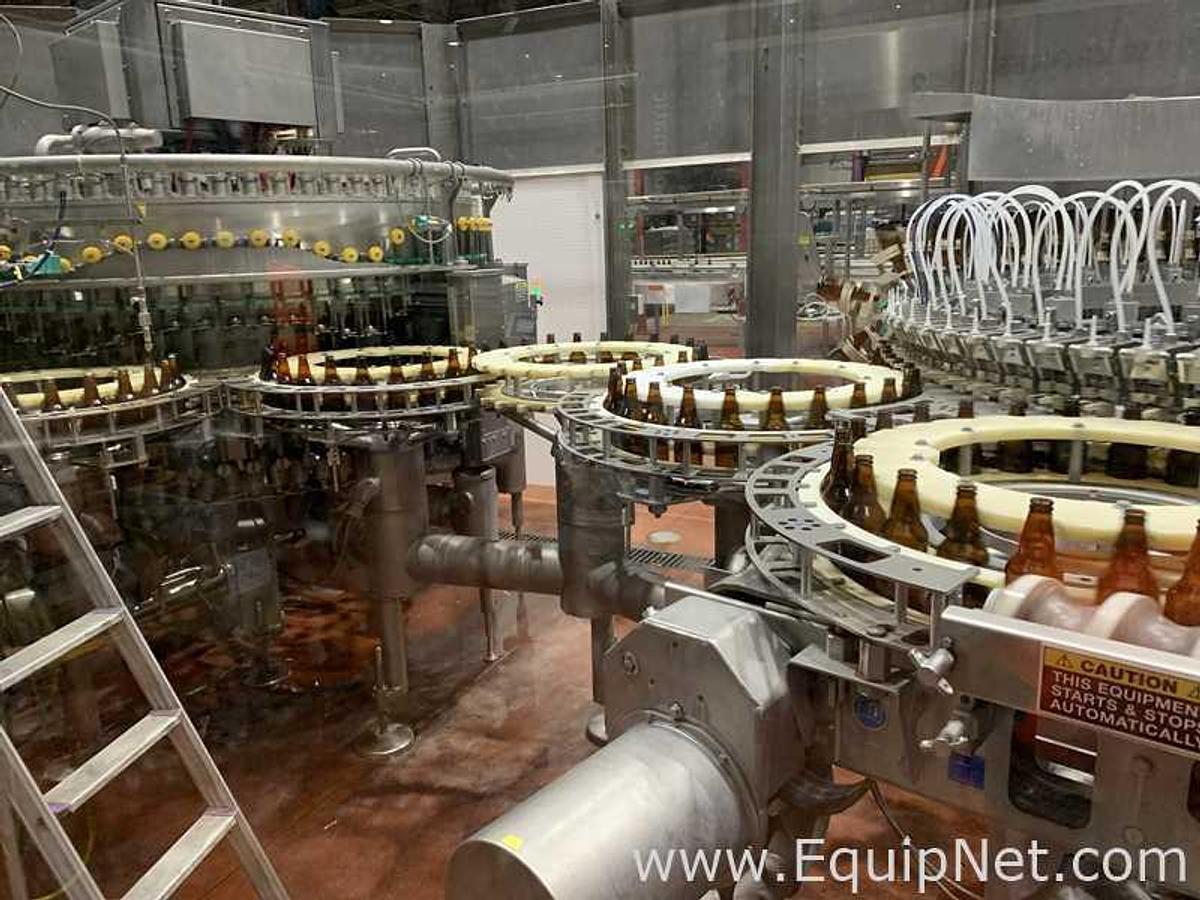 Used Krones Modulfill Bottle Rinser, Filler And Capper