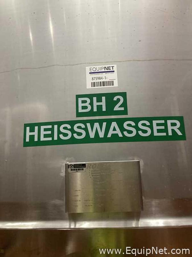 Used 29.000 Lt - 250 BBl Rolec Stainless Steel Hot Water Tank