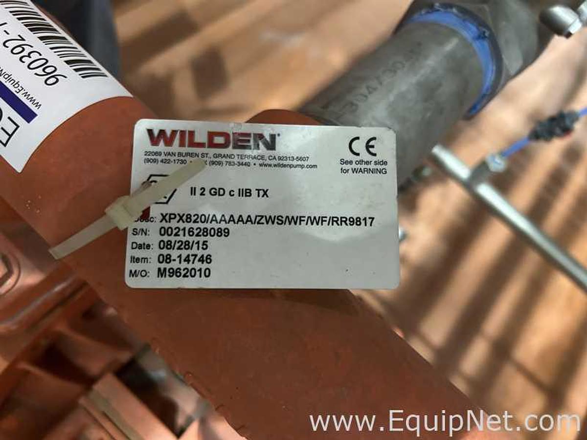 Used 2 in Wilden Diaphragm 08-14746 Diaphragm Pump Aluminum-Aluminum