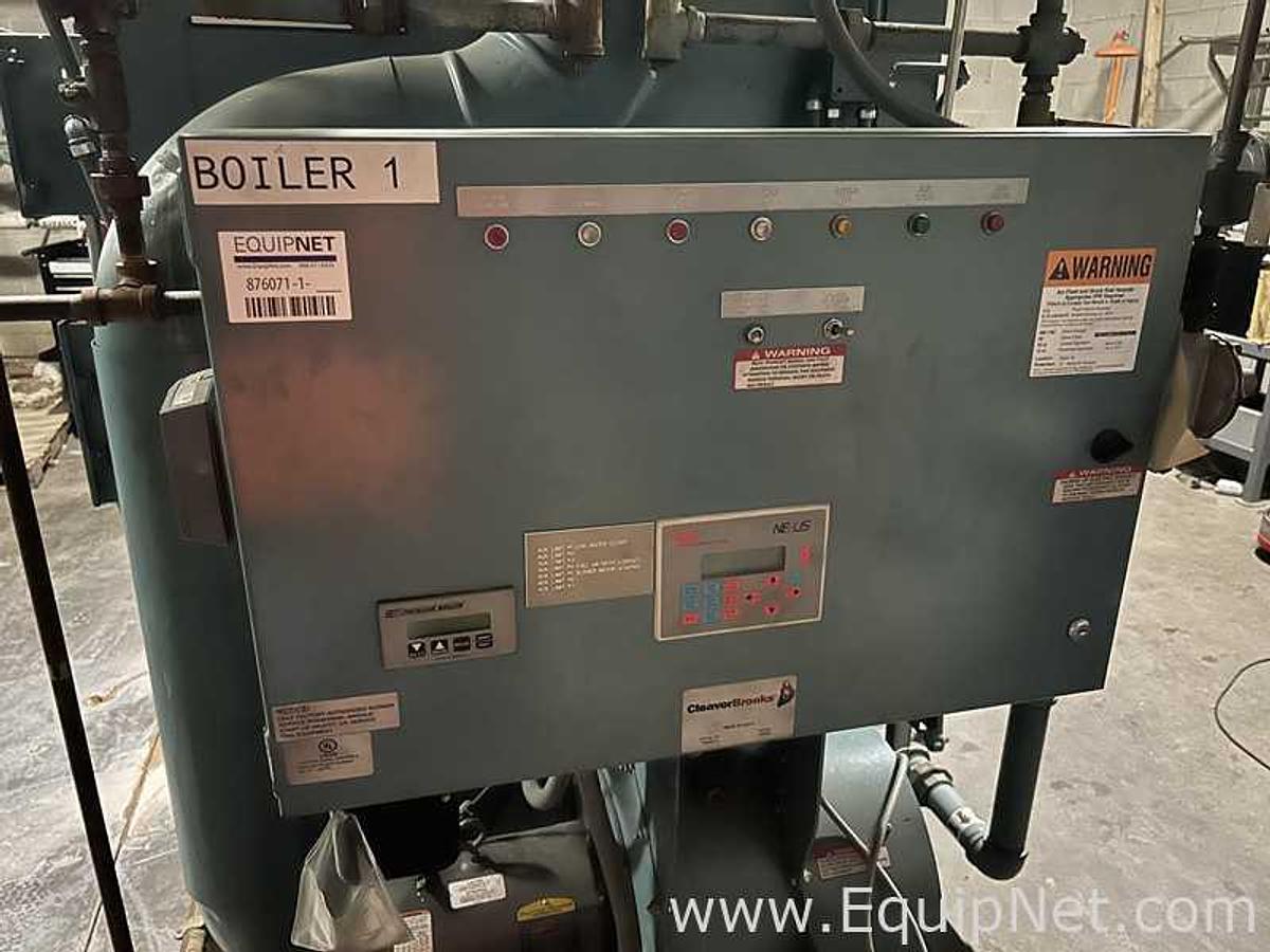 Used Cleaver Brooks FLX-700-900-150ST Gas Fired Boiler