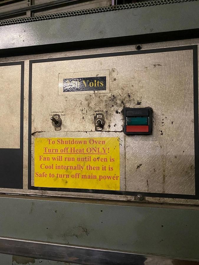 Used Weldotron Shrink Tunnel