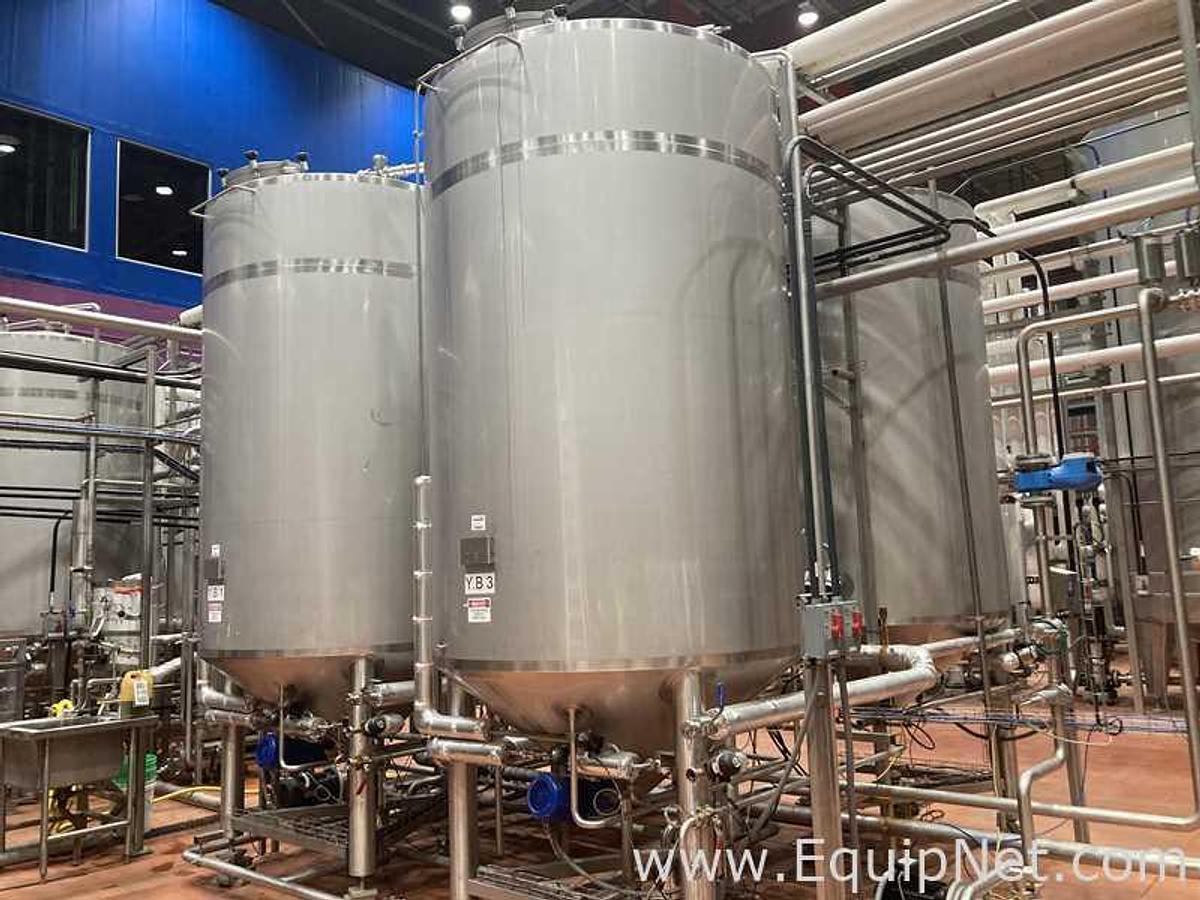 Used 5098 Lt - 43 BBL Rolec Agitated Yeast Storage And Propagation Tank