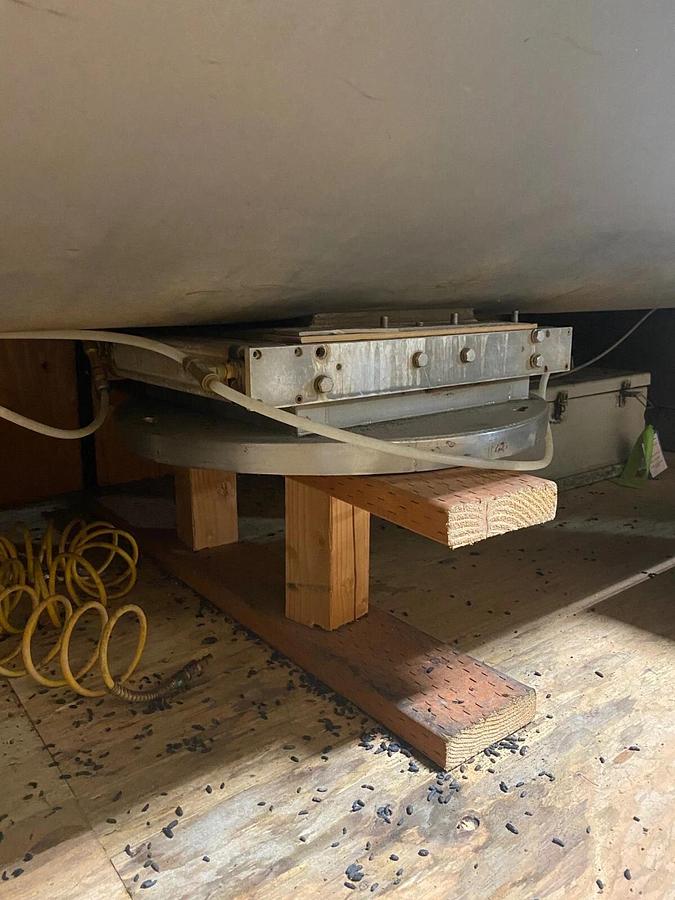 Used BABCOCK GARDNER LTD.-PLOW BLENDER/MIXER WITH GEAR DRIVE AND MOTOR