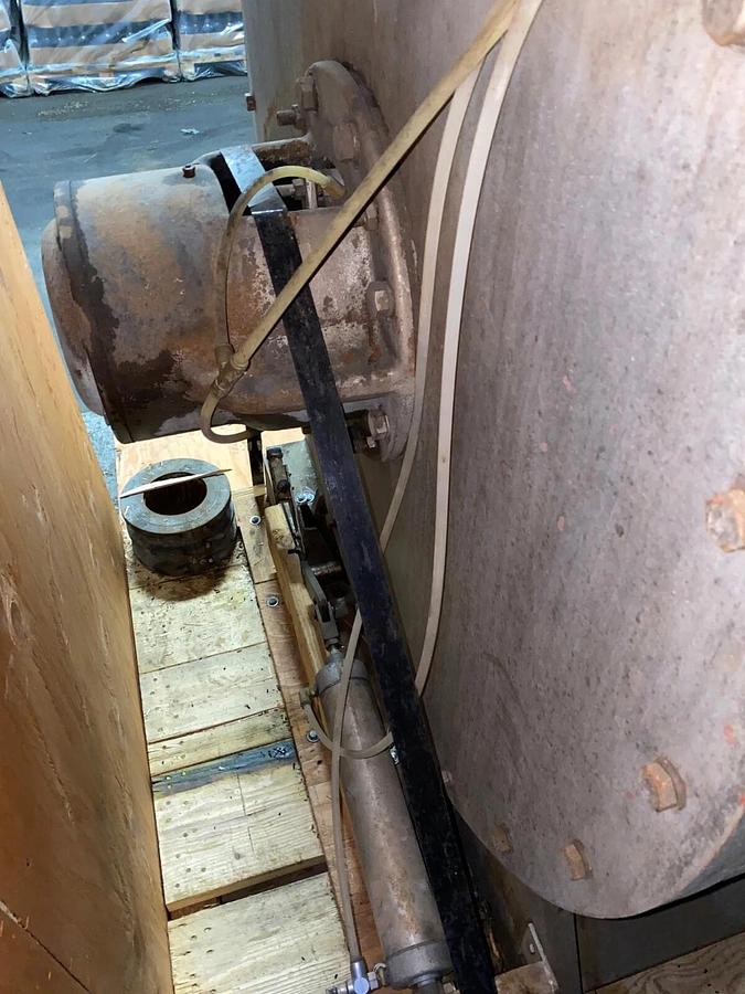 Used AMERICAN PROCESS SYSTEMS-PLOW BLENDER/MIXER WITH GEAR DRIVE AND MOTOR