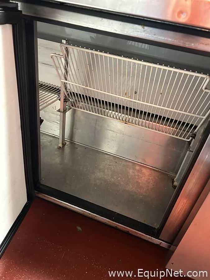 Used True TWT-72 Worktop Refrigerator 72 in 3 Sections 3 Doors