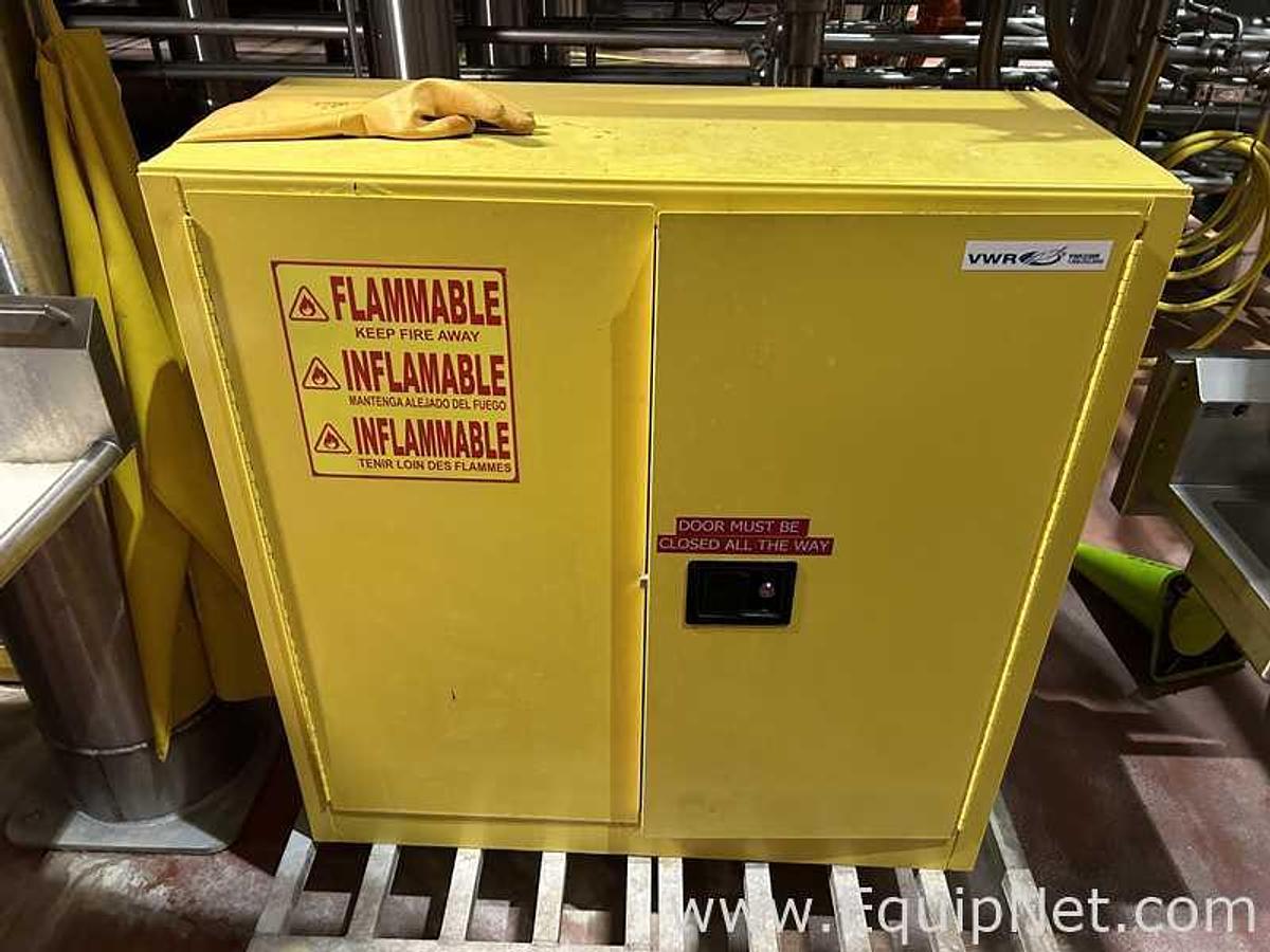 Used VWR 97044-206 Safety Cabinet for Flammables and Corrosives Products
