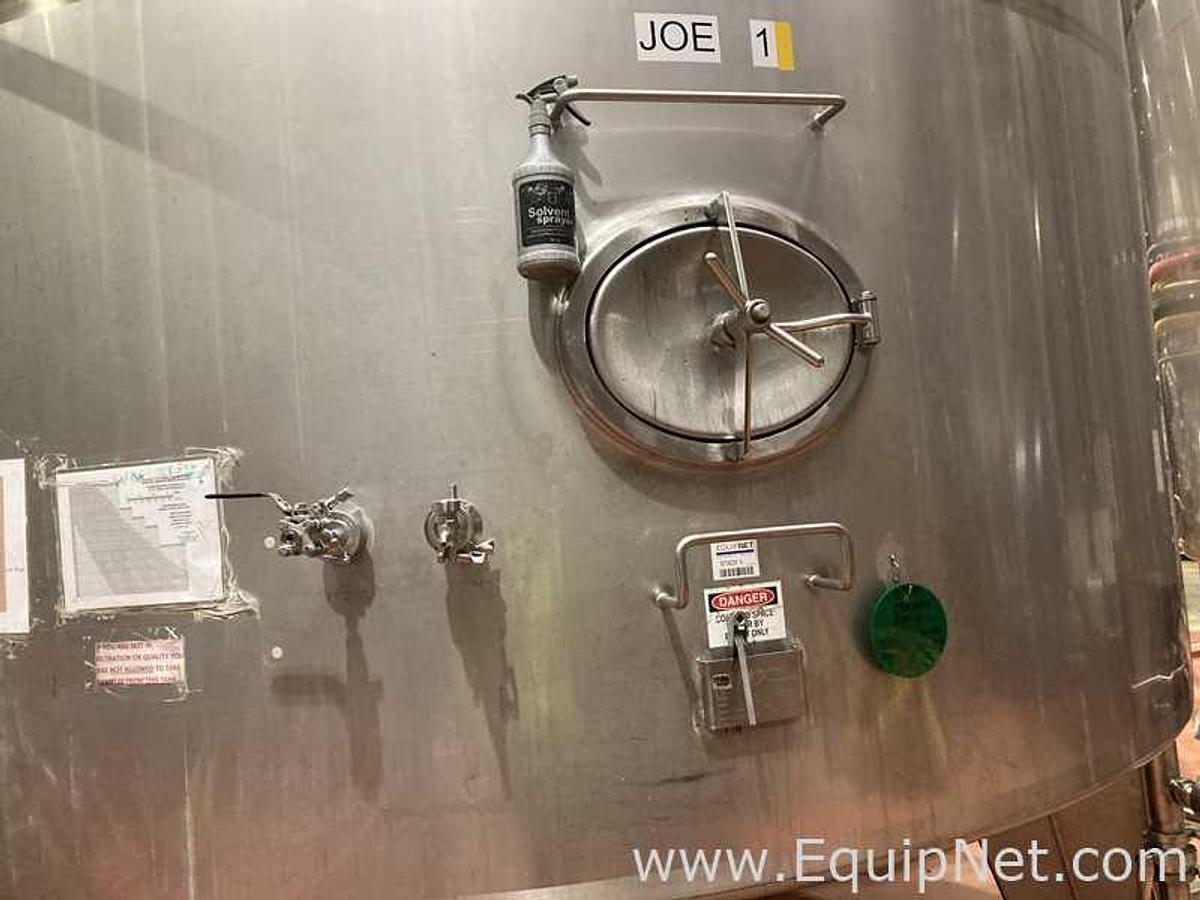 Used 981 HL - 835 BBL Rolec Bright Beer BBT And Storage Stainless Steel Jacketed Tank