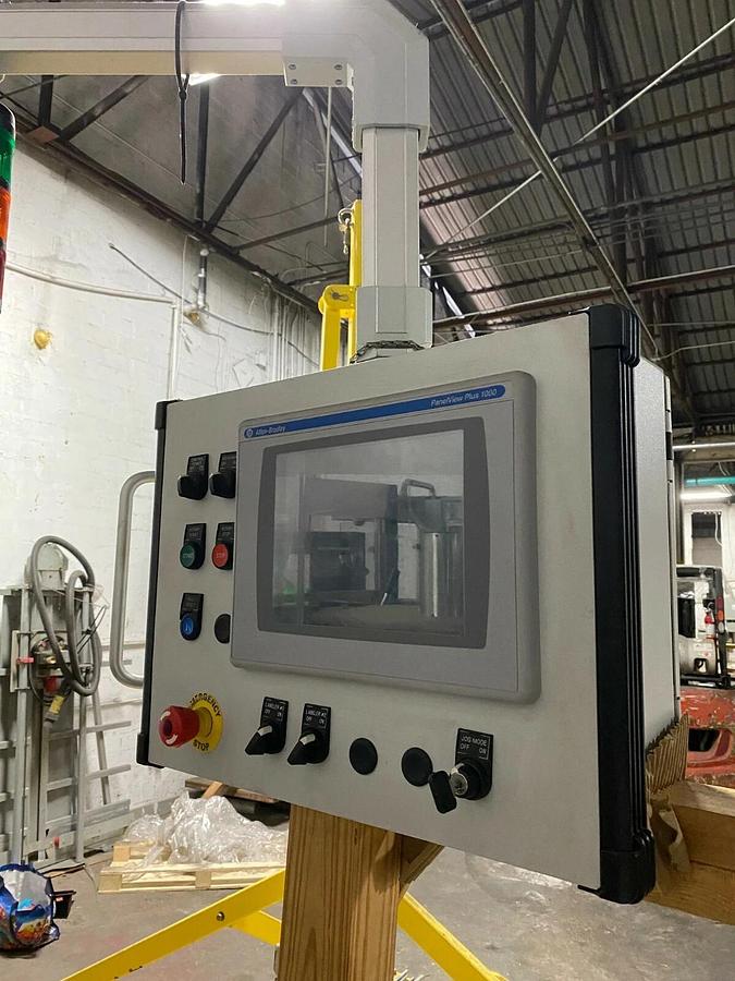 Used Quadrel Labeling System Rotary Labeler