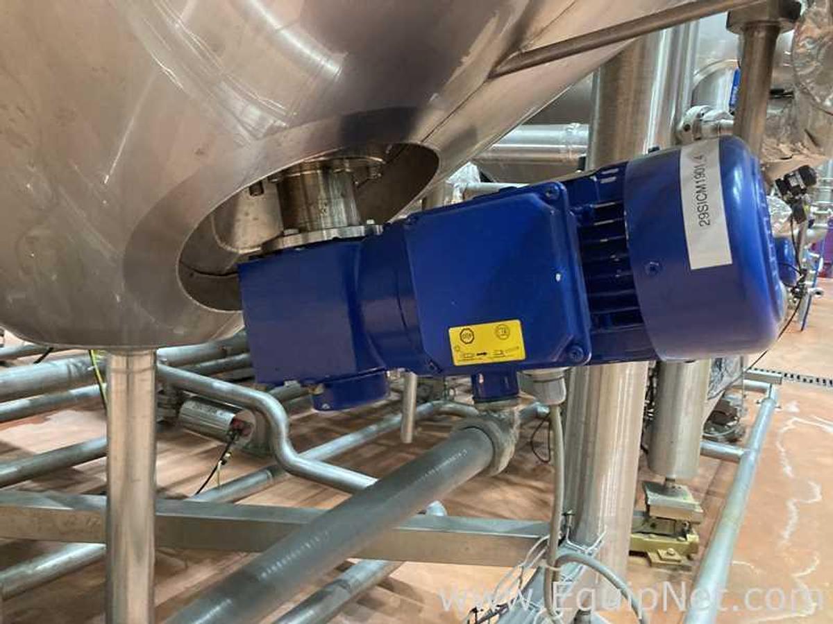 Used 5098 Lt - 43 BBL Rolec Agitated Yeast Storage And Propagation Tank