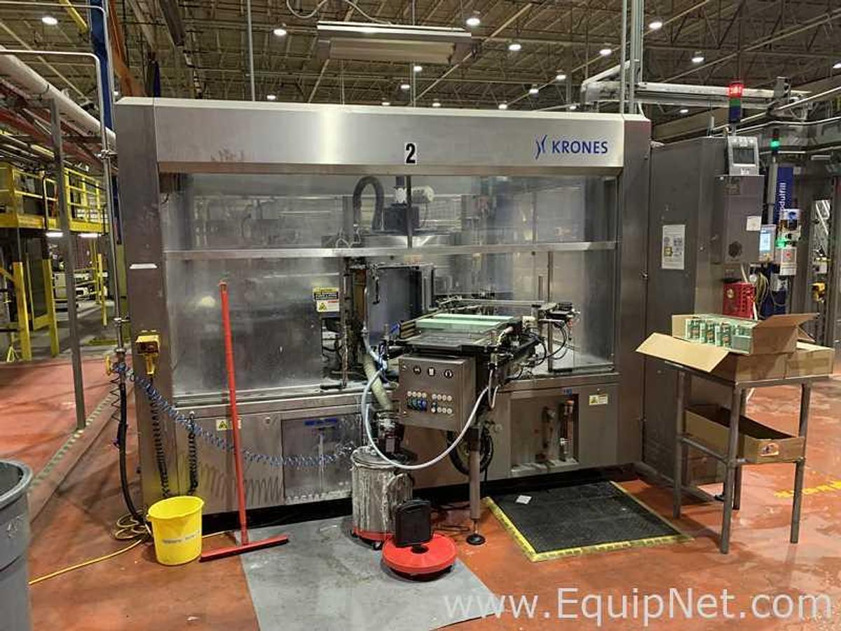 Used Krones Solomatic Front and Back Labeler
