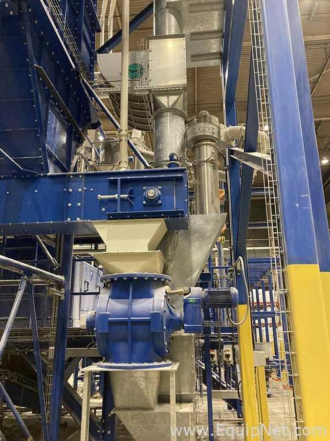 Used Brewery Grain Milling System Including Kunzel Six Roller Mill