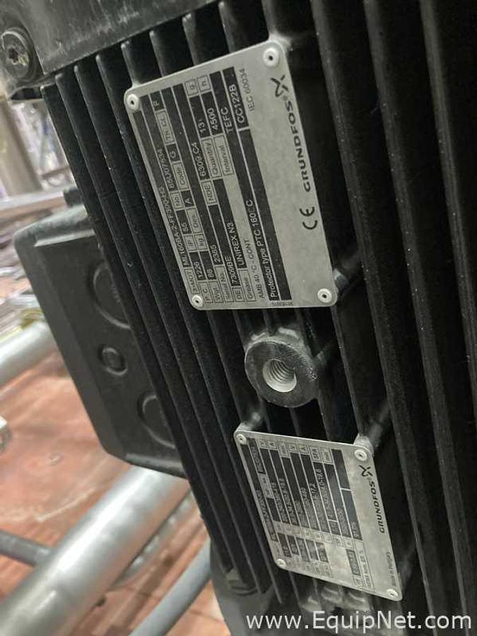 Used Lot Of Two Grundfos Centrifugal Vertical Pumps