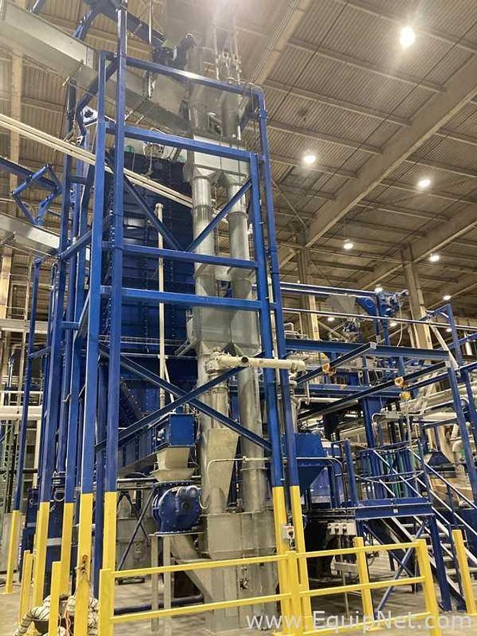 Used Brewery Grain Milling System Including Kunzel Six Roller Mill