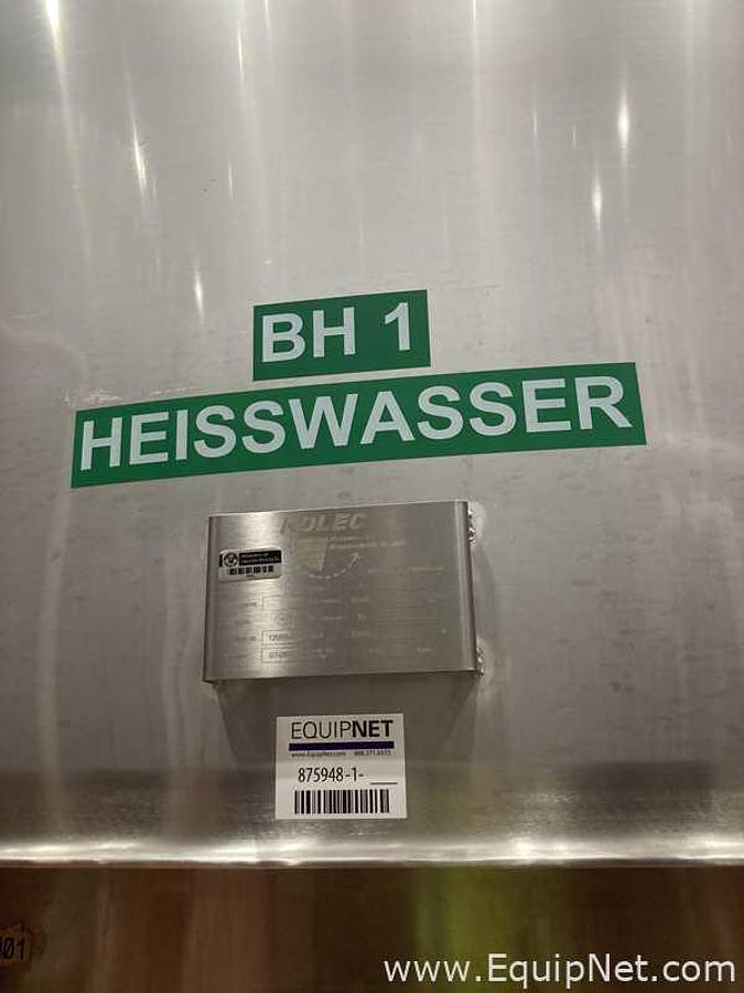 Used 29000 Lt - 247 BBL Rolec Stainless Steel Hot Water Tank