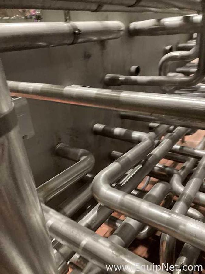 Used One Lot Of Three Rolec 8 Foot Stainless Steel Vessel Manifold Panels