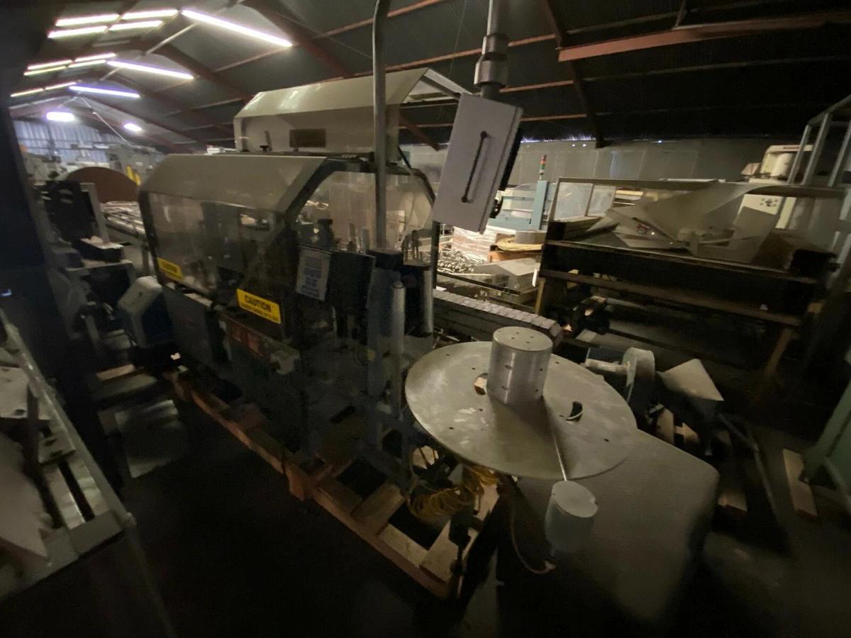 Used Trine Roll Fed Wraparound Labeler