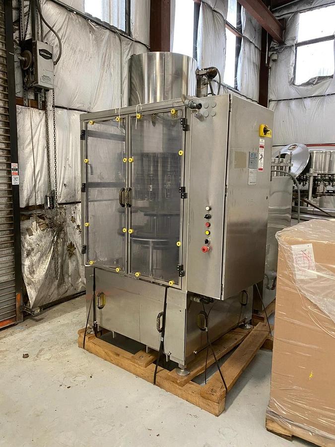 Used Alcoa Stainless Steel Rotary 8 Head Capper for ROPP Caps-Capping Machine