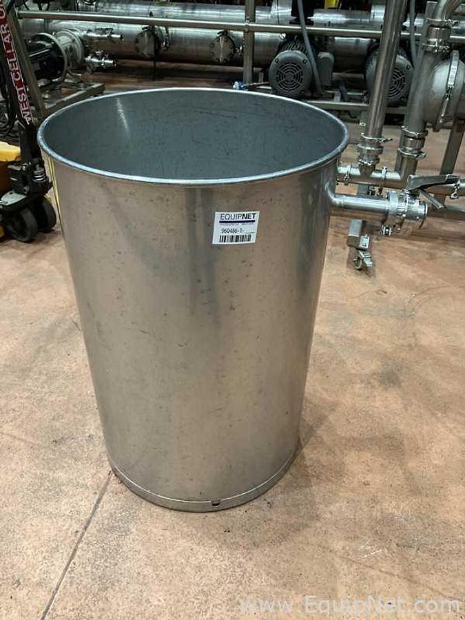 Used 70 Gallon Open Top Stainless Steel Tank