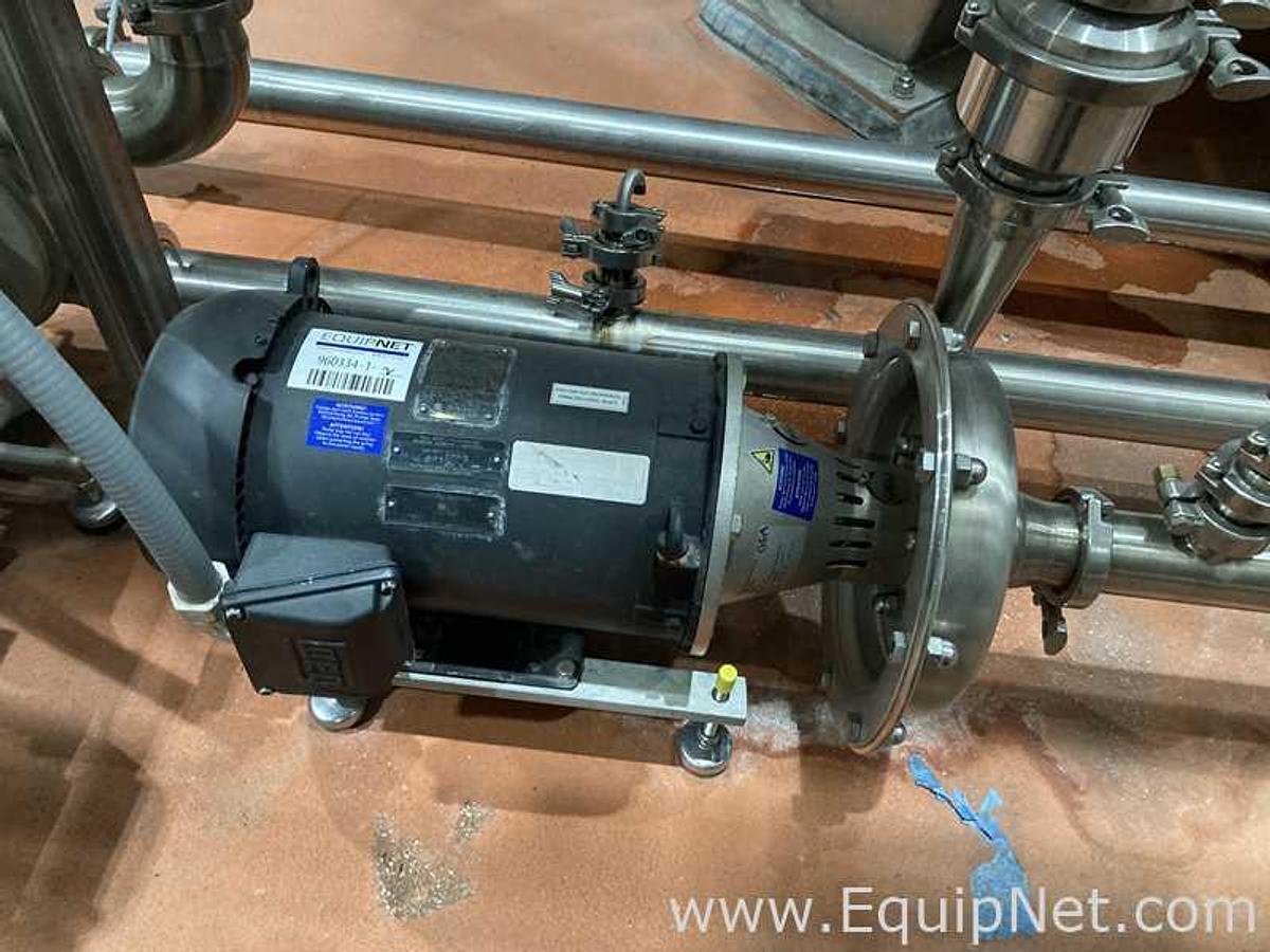 Used GEA Hilge 2.5 X 2.5 Sanitary Stainless Steel Centrifugal Pump 3HP