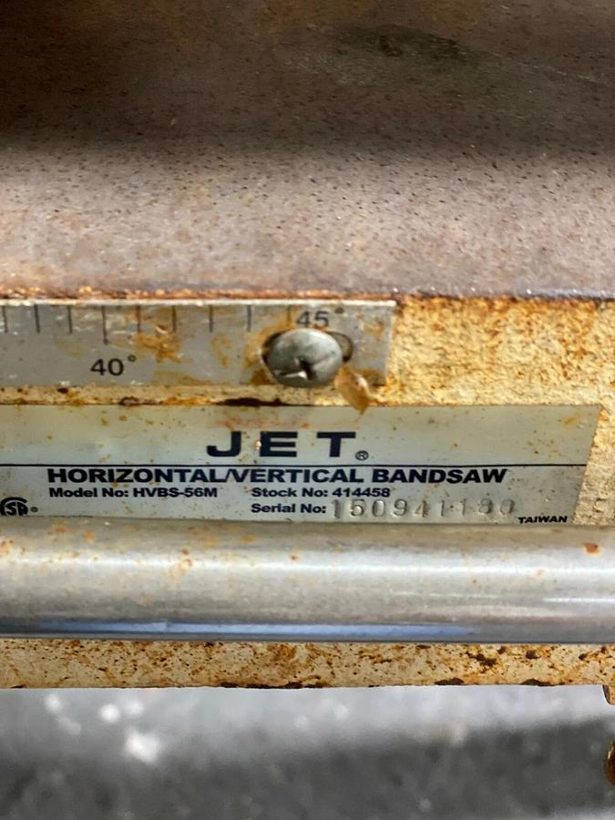 Used JET-Horizontal/Vertical Bandsaw