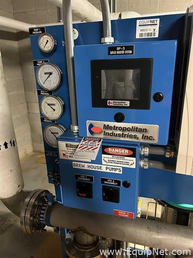 Used Metropolitan Industries Carbon Filtration Water Purification System