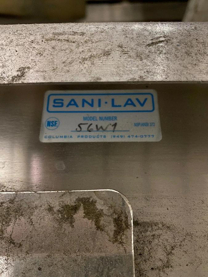 Used Sani-Lav, General Purpose, 3, Stainless Steel, Wash Station