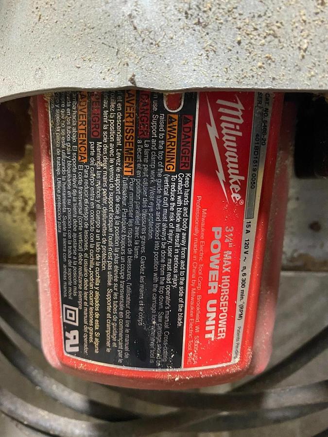 Used MILWAUKEE HEAVY DUTY PANEL SAW