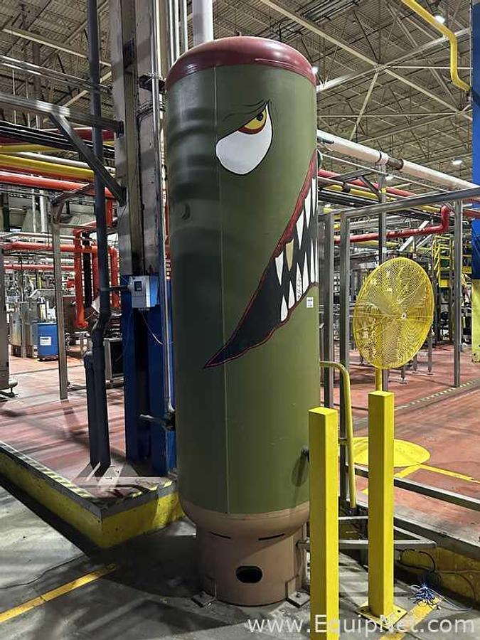 Used Silvan Industries Approx 400 Gallon Carbon Steel Receiver Tank