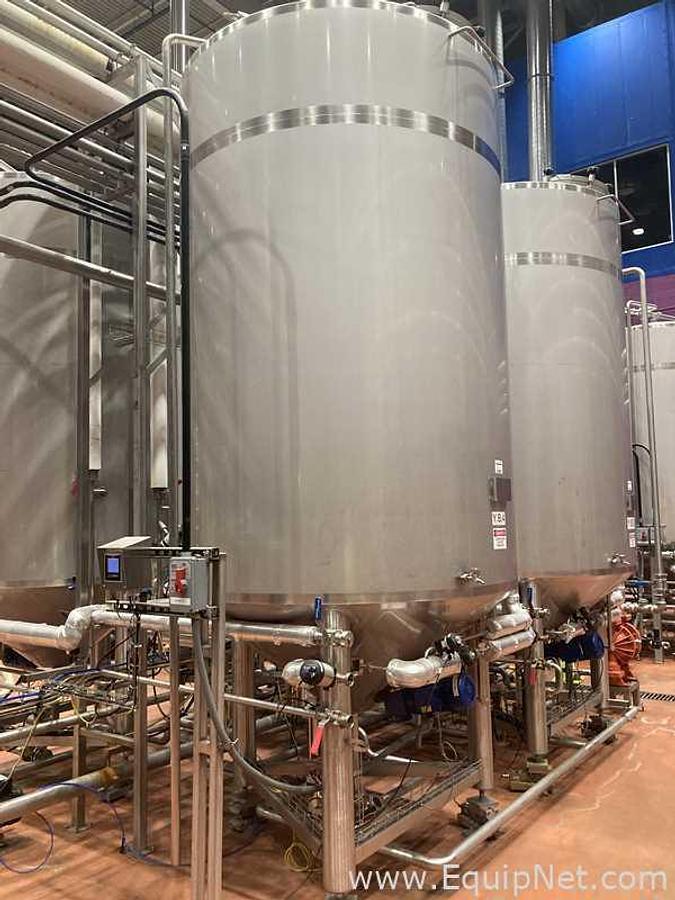 Used 5098 Lt - 43 BBL Rolec Agitated Yeast Storage And Propagation Tank