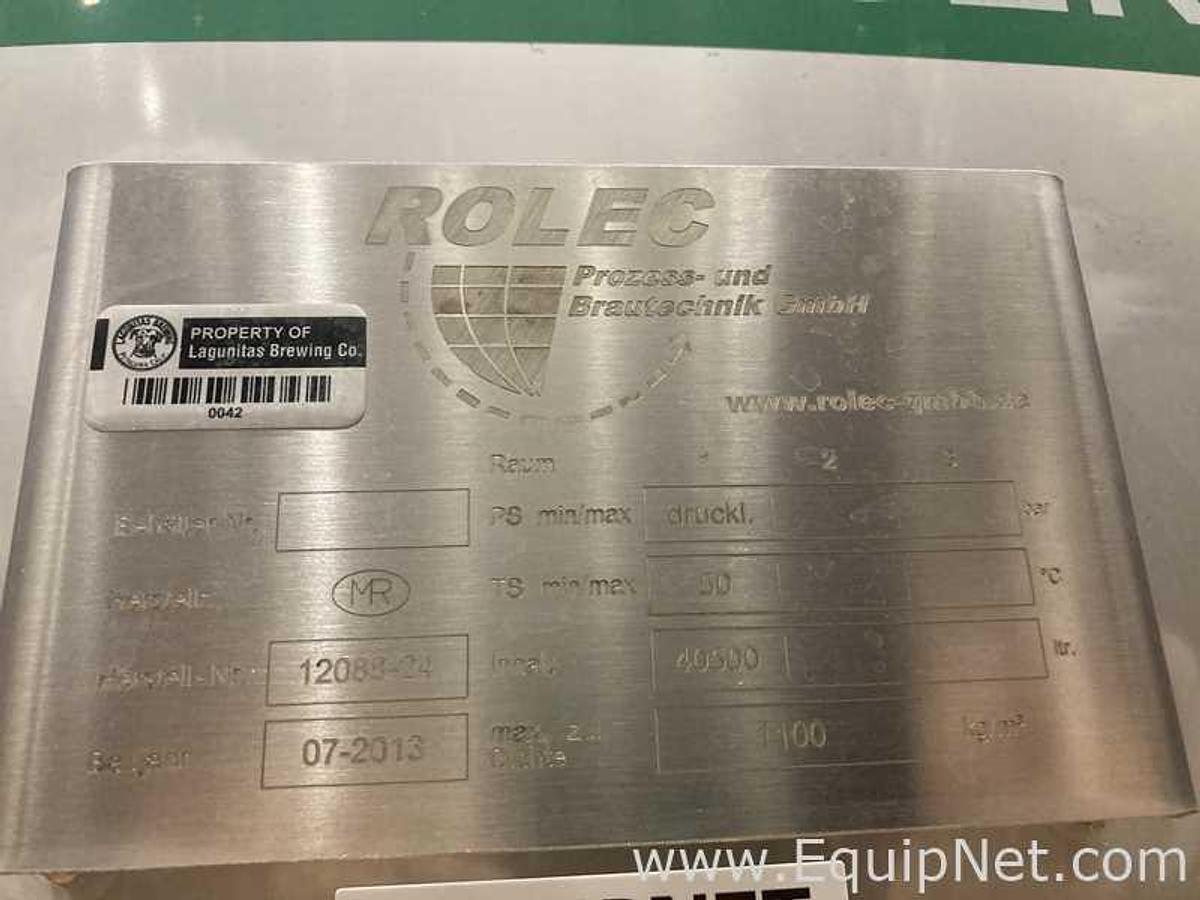 Used 40.500 Lt - 345 BBL Rolec Stainless Steel Ice Water Tank