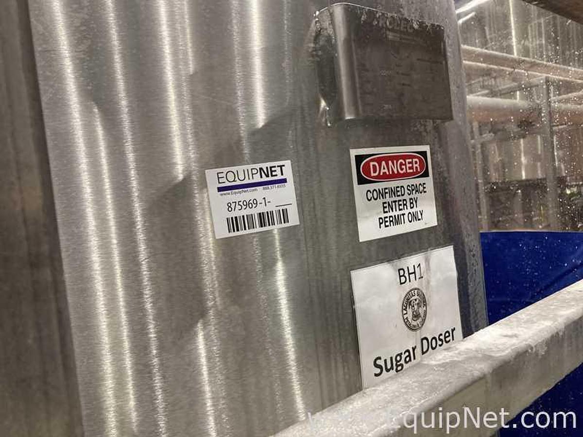 Used 1512 Lt - 12.8 BBL Rolec Stainless Steel Sugar Doser Tank
