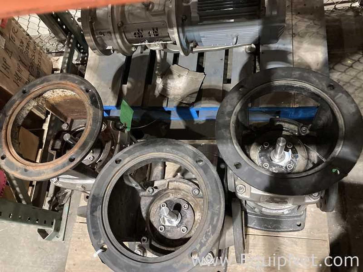 Used Lot Of Three REBUILT Grundfos Pumps Less Motors Type CRN45-1A-F-G-E-H00E Model B98439945P11511