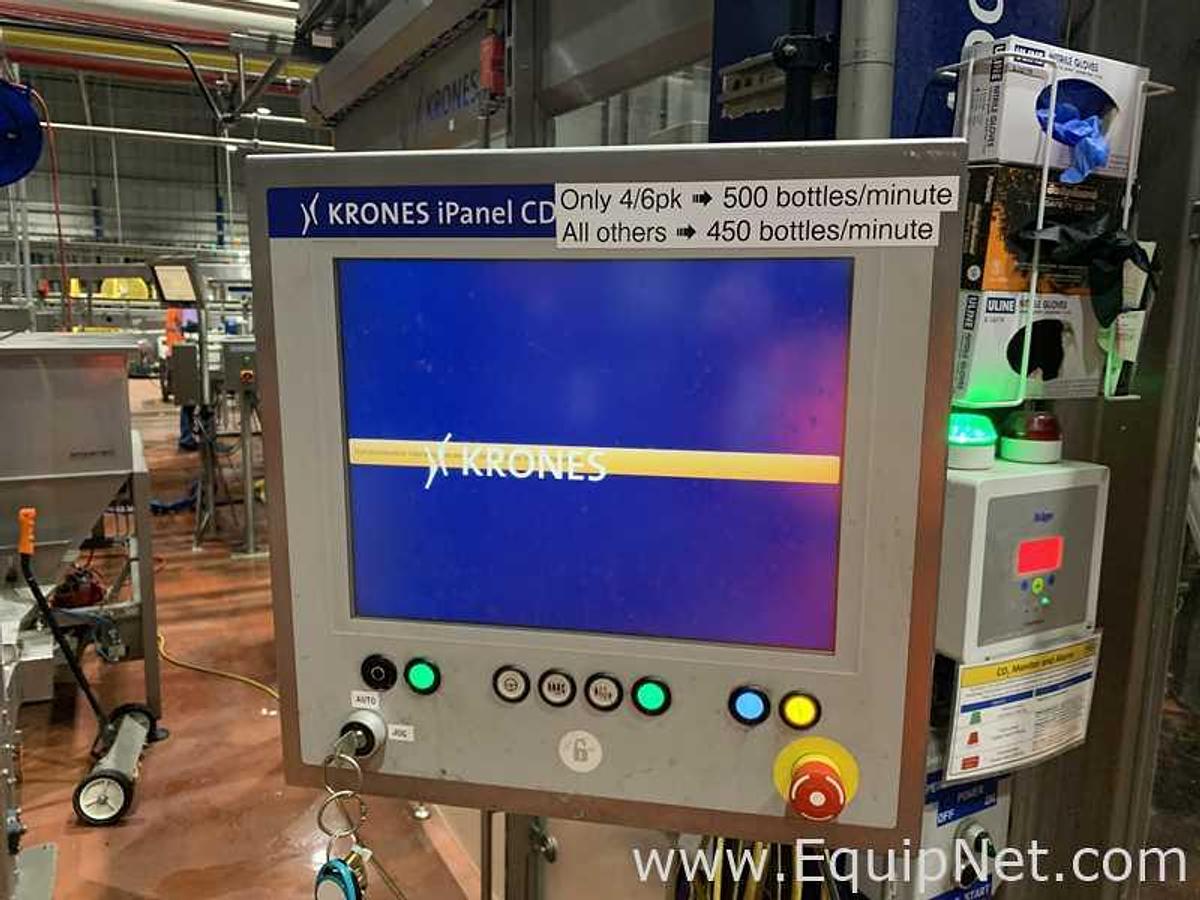 Used Krones Modulfill Bottle Rinser, Filler And Capper