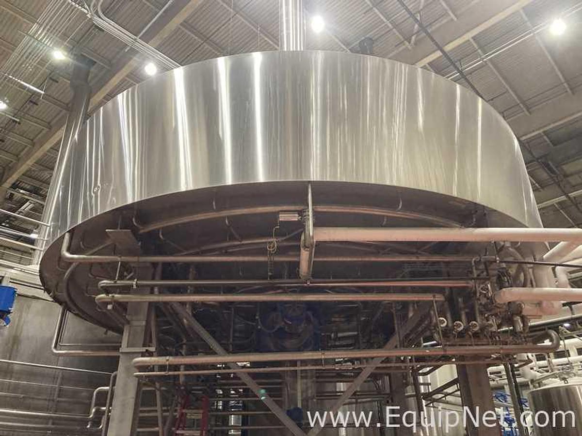 Used 29.000 Lt - 250 BBL Stainless Steel Lautertun Tank