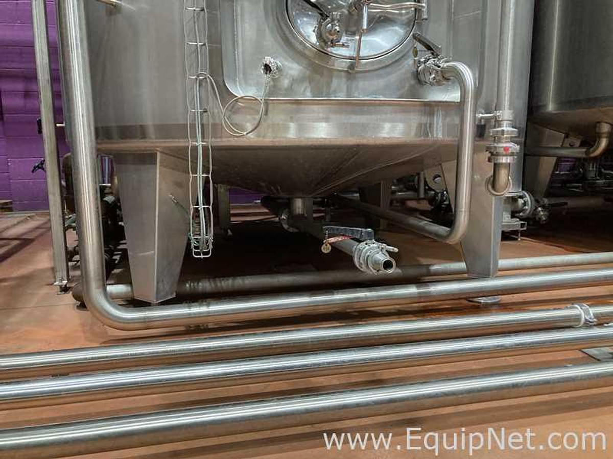 Used 13250 Liter Stainless Steel Tank Previously Used As A Hot Water Tank 132.5 hl