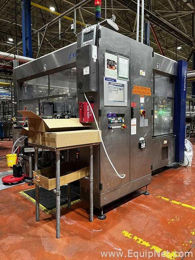 Used Krones Solomatic Front and Back Labeler