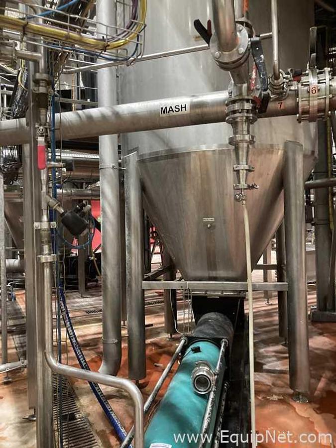 Used 29.000 Lt - 250 BBL Stainless Steel Lautertun Tank