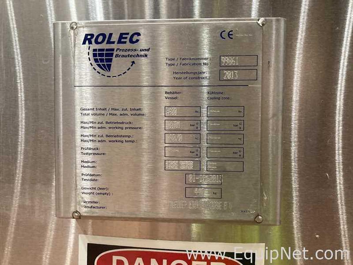 Used 4900 Lt - 41.7 BBL Automatic Clean In Place System