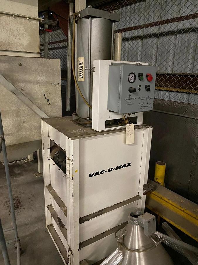 Used VAC-U-MAX Bulk Process-Pneumatic Bag Compactor