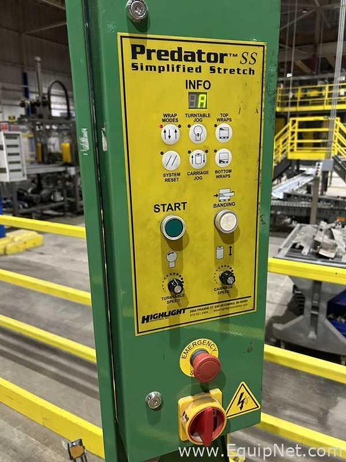 Used Highlight Industries Predator SS Pallet Wrapper