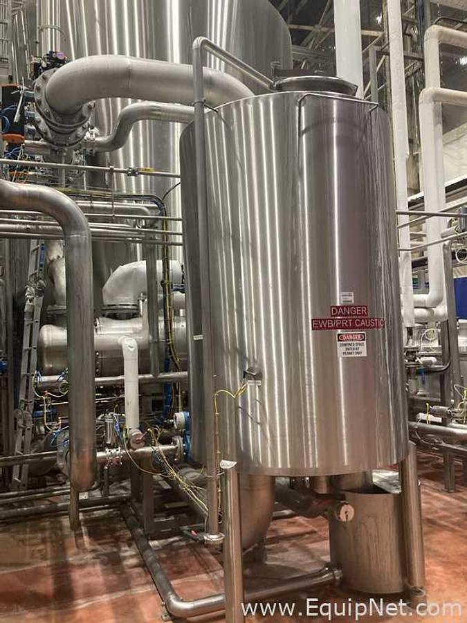 Used 2100 Lt - 17.8 BBL Stainless Steel Caustic Tank