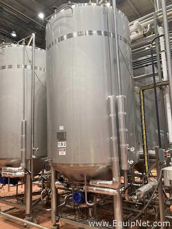 Used 5257 Lt - 44 BBL Rolec Agitated Yeast Storage And Propagation Tank