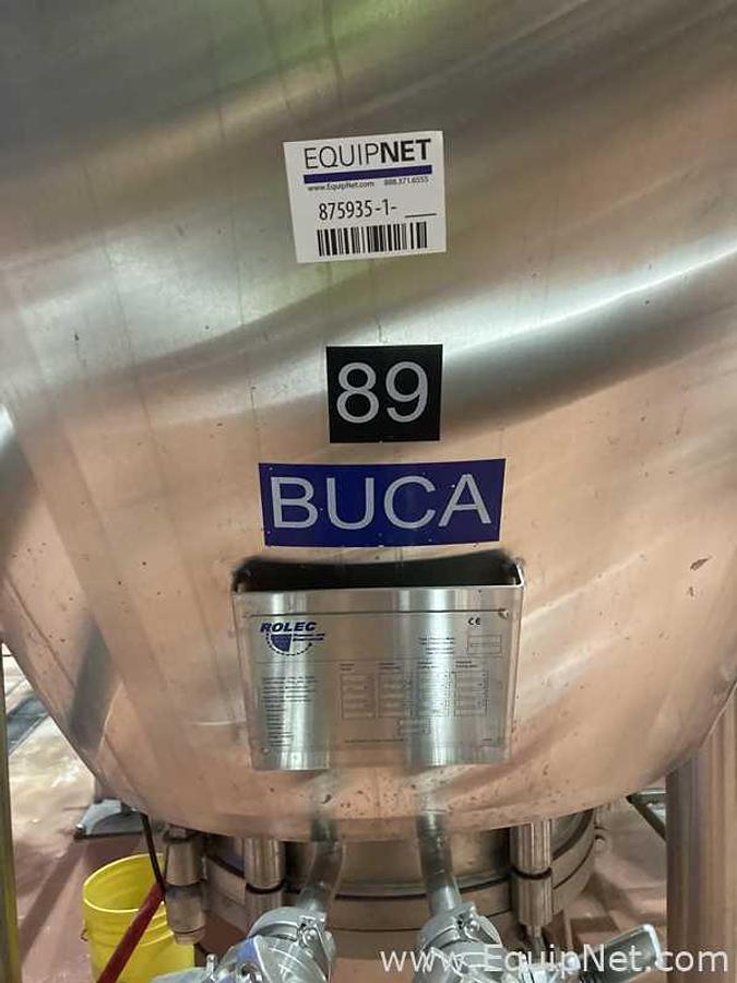 Used 43500 Liter Rolec Fermentation And Storage Vessel 370 bbl and 435 hl