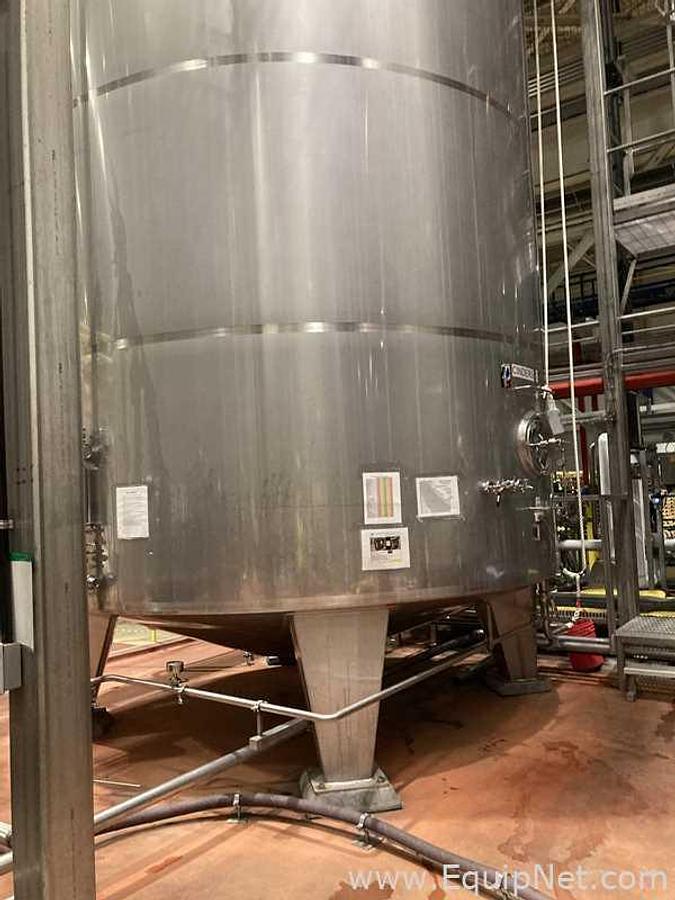 Used 981 HL - 835 BBL Rolec Bright Beer BBT And Storage Stainless Steel Jacketed Tank