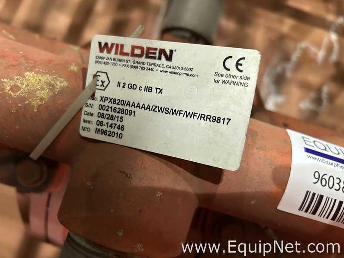 Used 2 in Wilden Diaphragm 08-14746 Diaphragm Pump Aluminum-Aluminum