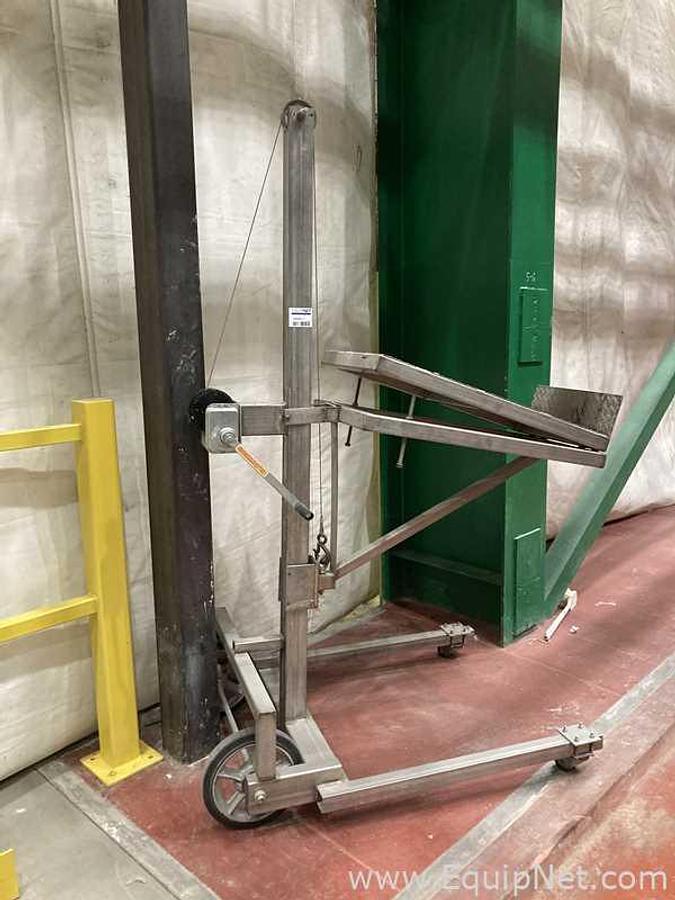 Used Stainless Steel 36 X 20 Inch Material Lift