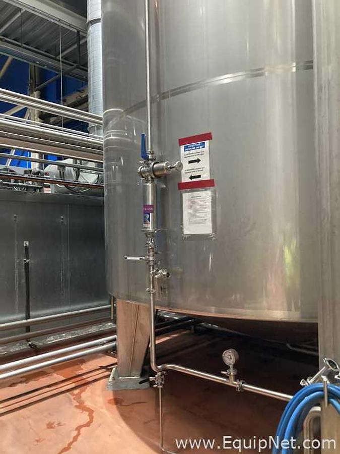 Used 981 HL - 835 BBL Rolec Bright Beer BBT And Storage Stainless Steel Jacketed Tank
