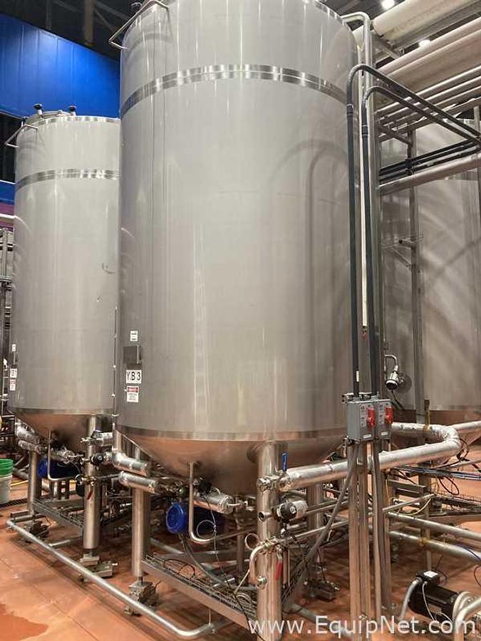 Used 5257 Lt - 44 BBL Rolec Agitated Yeast Storage And Propagation Tank