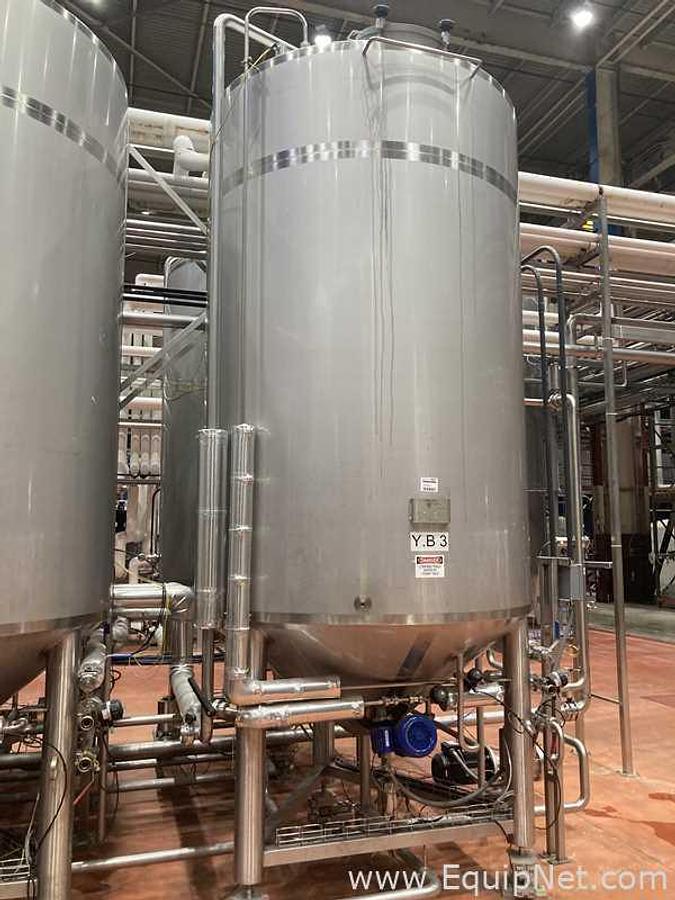 Used 5257 Lt - 44 BBL Rolec Agitated Yeast Storage And Propagation Tank